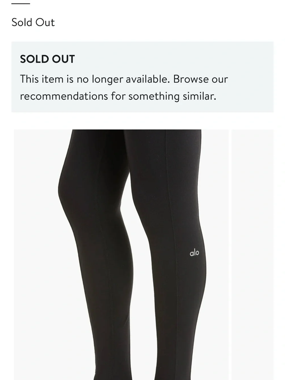 ALO Yoga Airbrush Enso High Waist Stirrup Leggings- Size Small